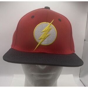 NWT DC Comics‎ The Flash Original Snapback Hat Cap Red